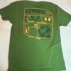Columbia PHG Short Sleeve Shirt Mens Medium Green Hunting Element Table Outdoor